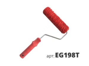 Декоративный жесткий резиновый валик зебра EG198T 